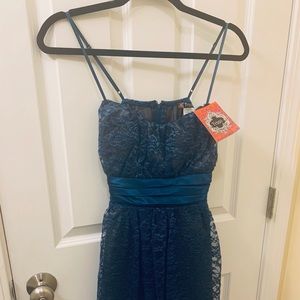 Trixxi Steel Blue Dress
